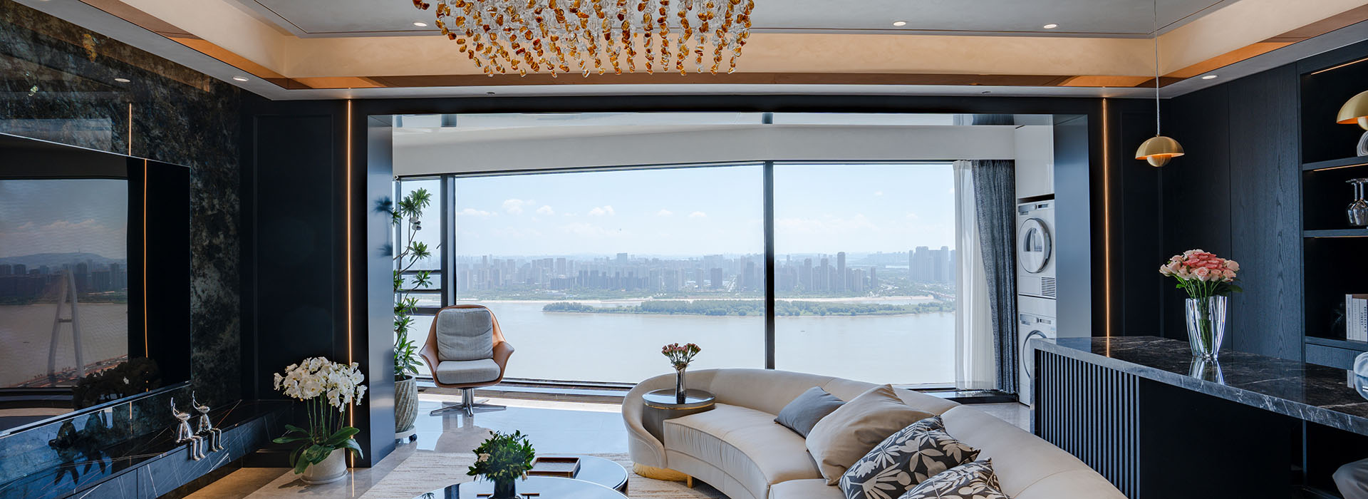 招商江山风华装修,意式轻奢风