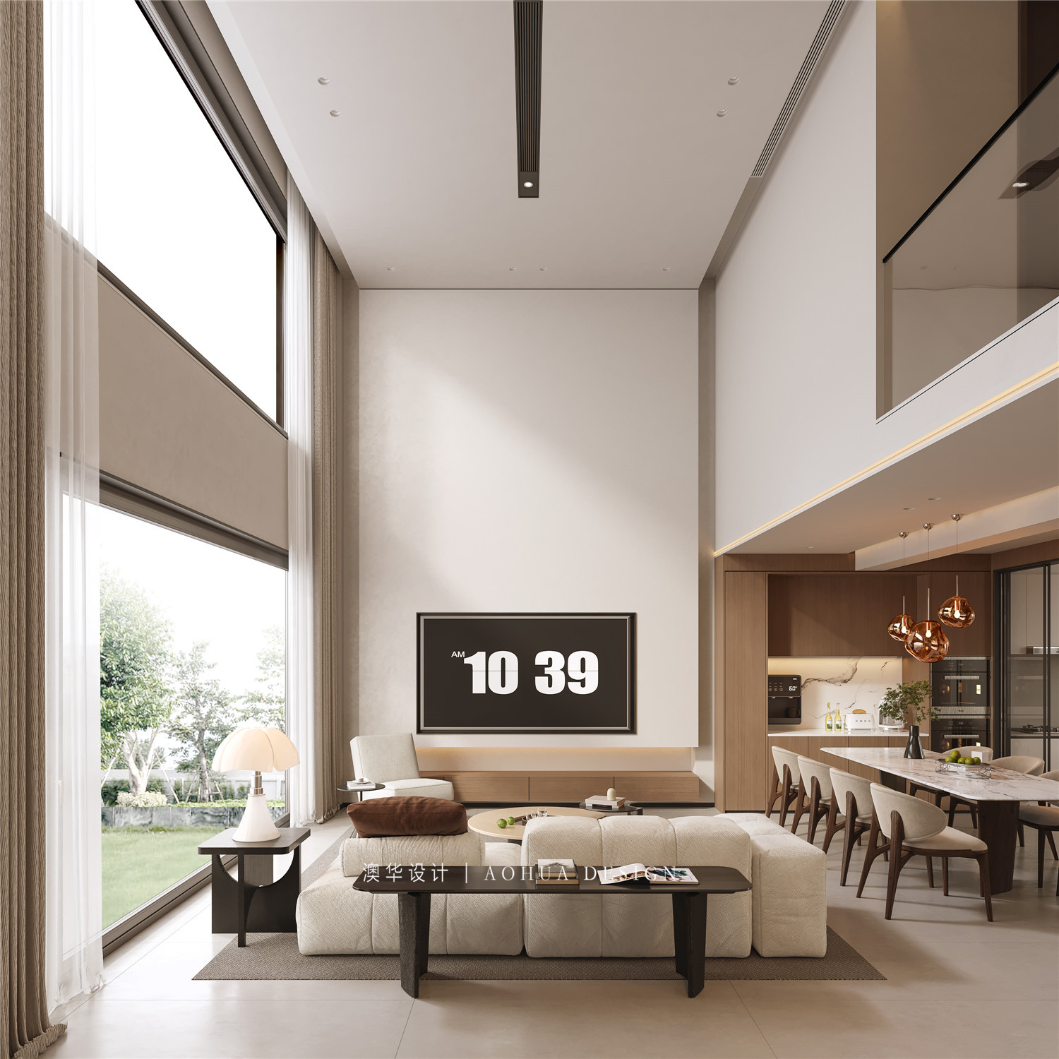 原木风设计,武汉别墅装修