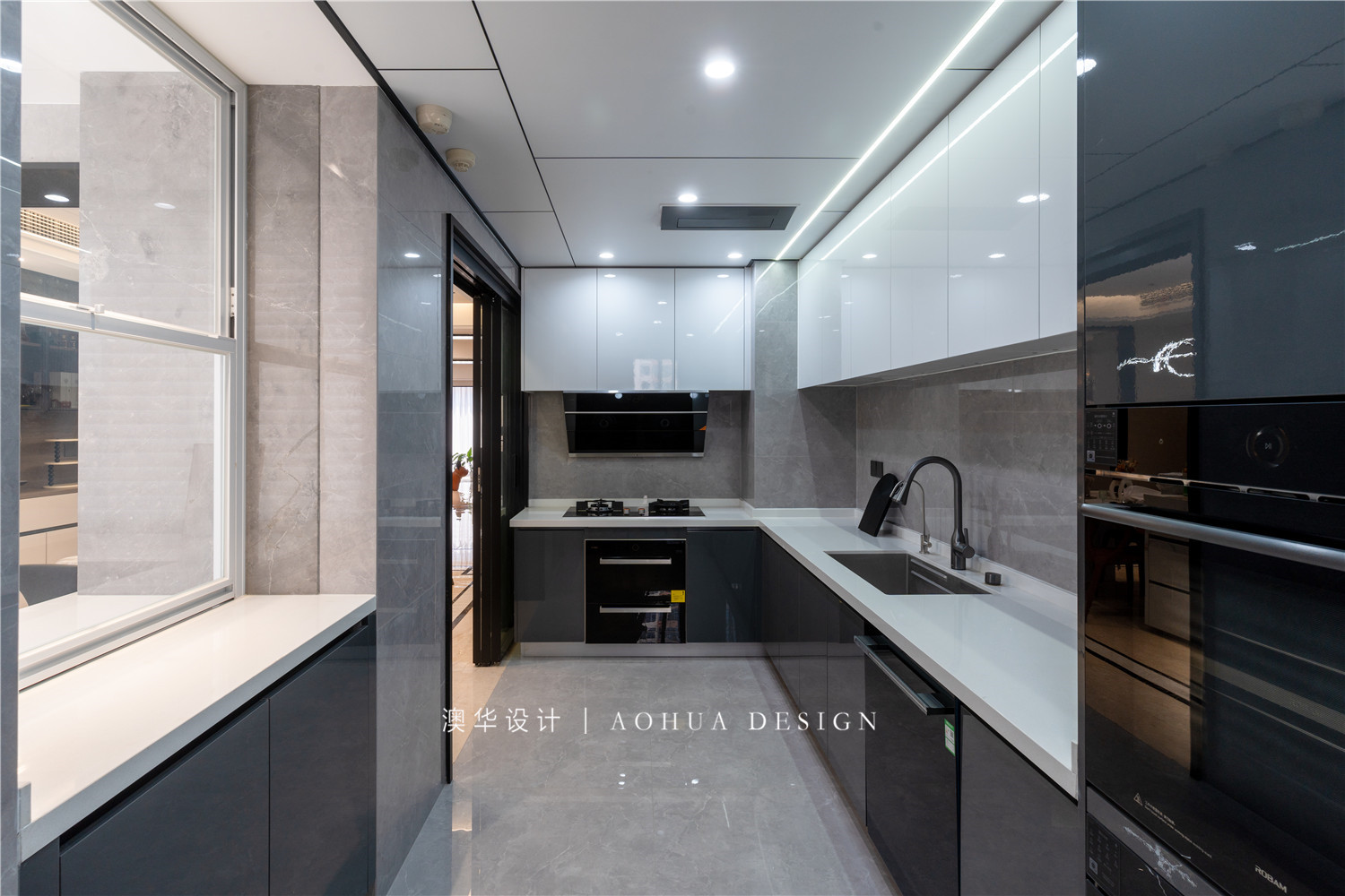 万科汉口传奇装修,现代轻奢风格