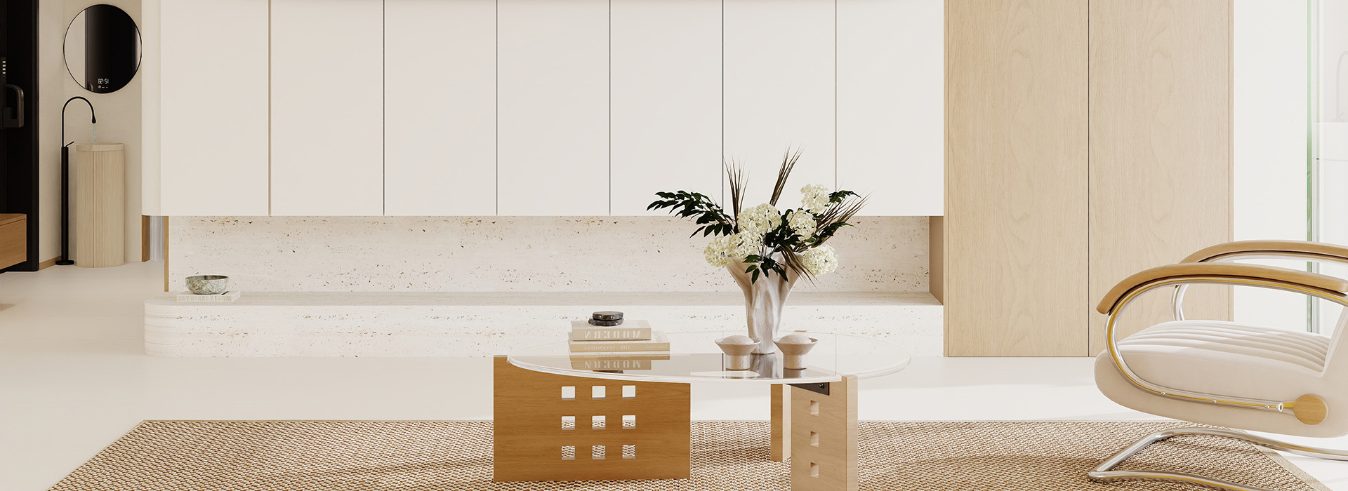 长江华府装修,原木风格装修