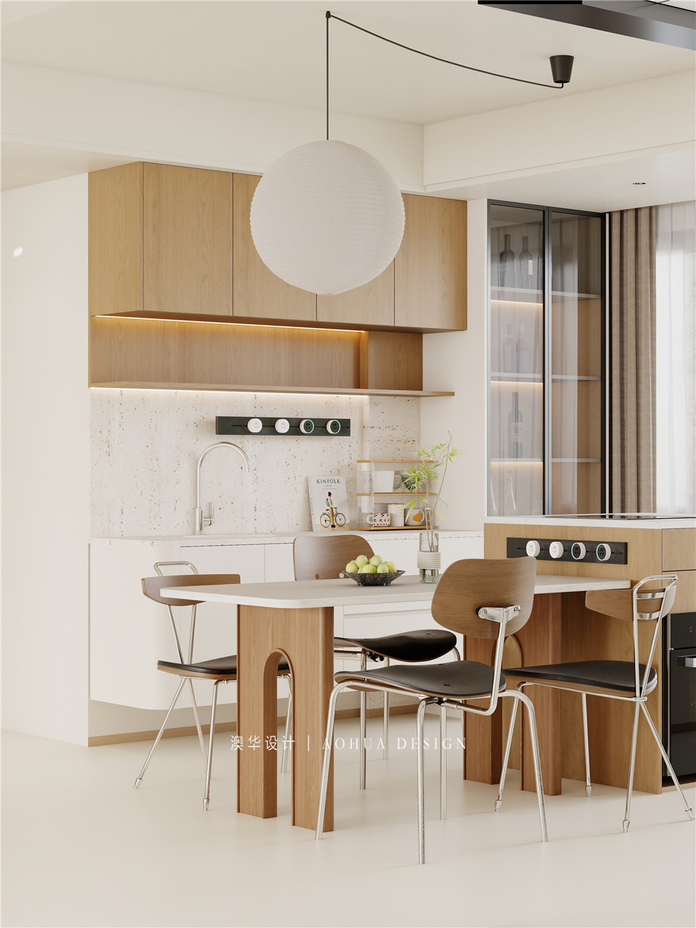 长江华府装修,原木风格装修