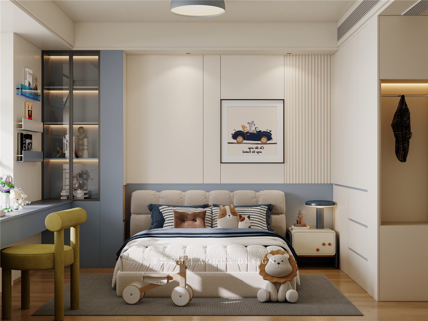 长江华府装修,原木风格装修