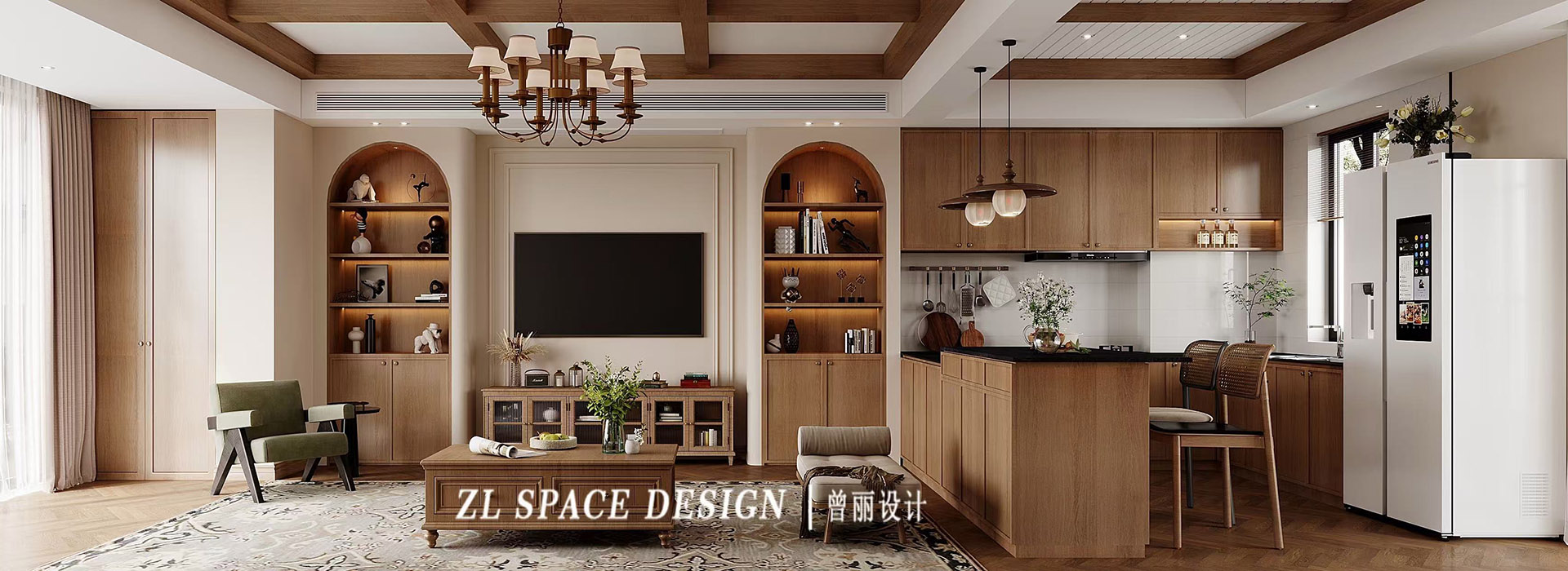 中粮光谷祥云装修,中古风装修