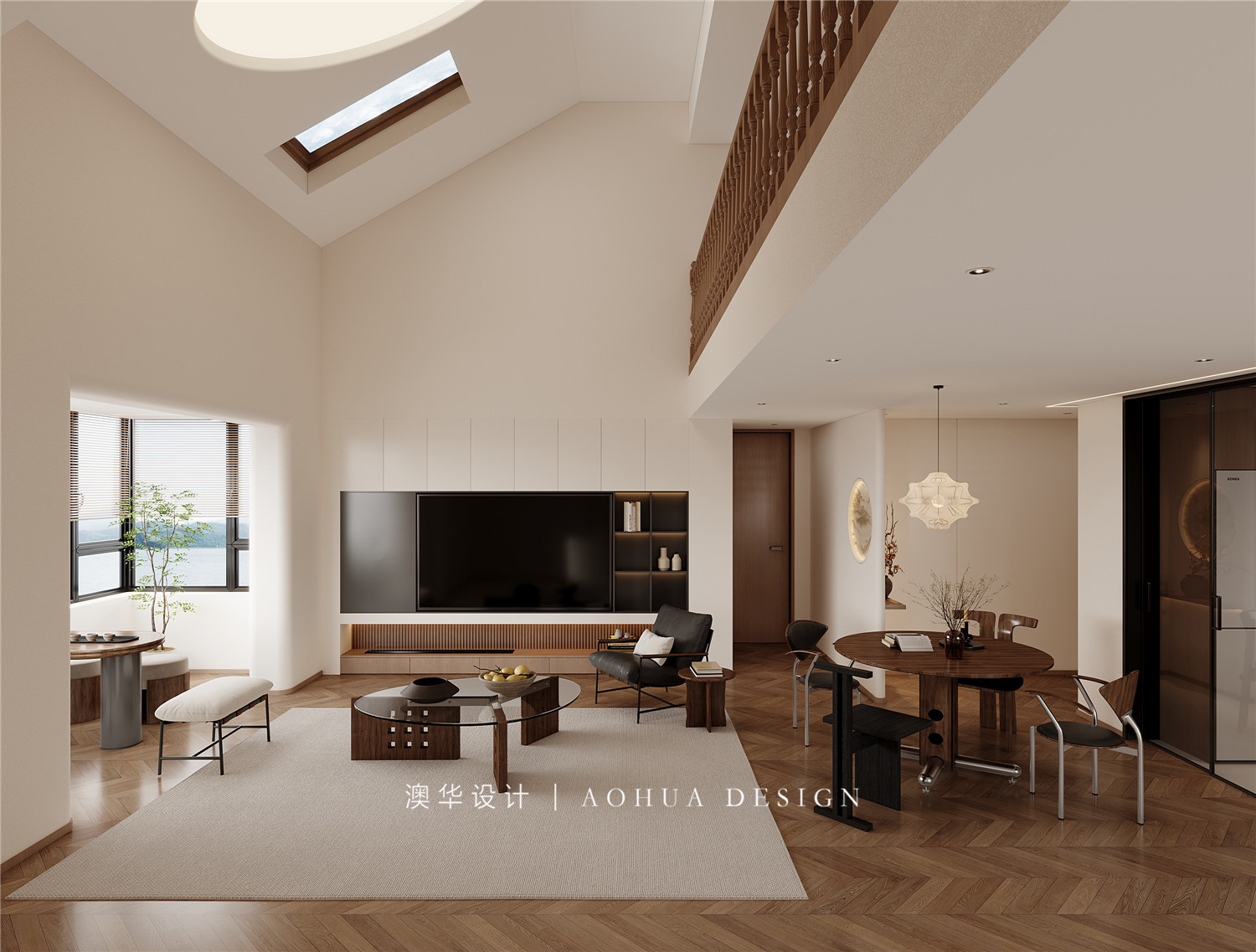 复式装修,原木风装修