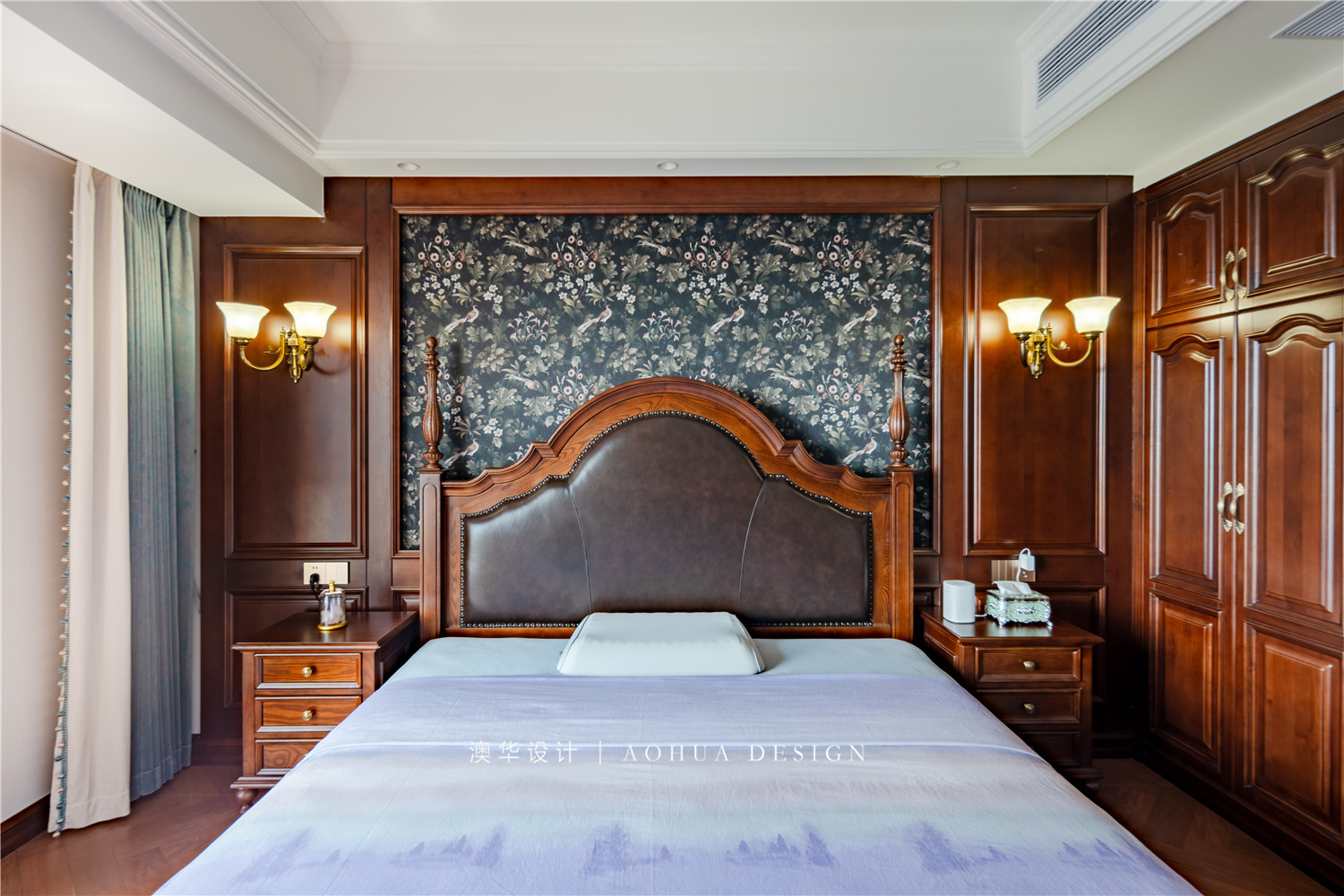 金地圣爱米伦装修,美式复古风格