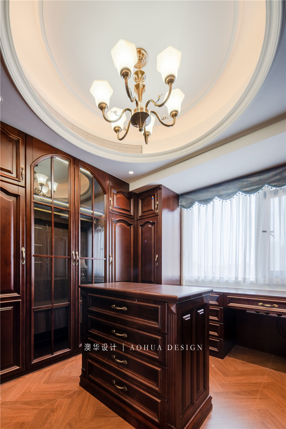 金地圣爱米伦装修,美式复古风格