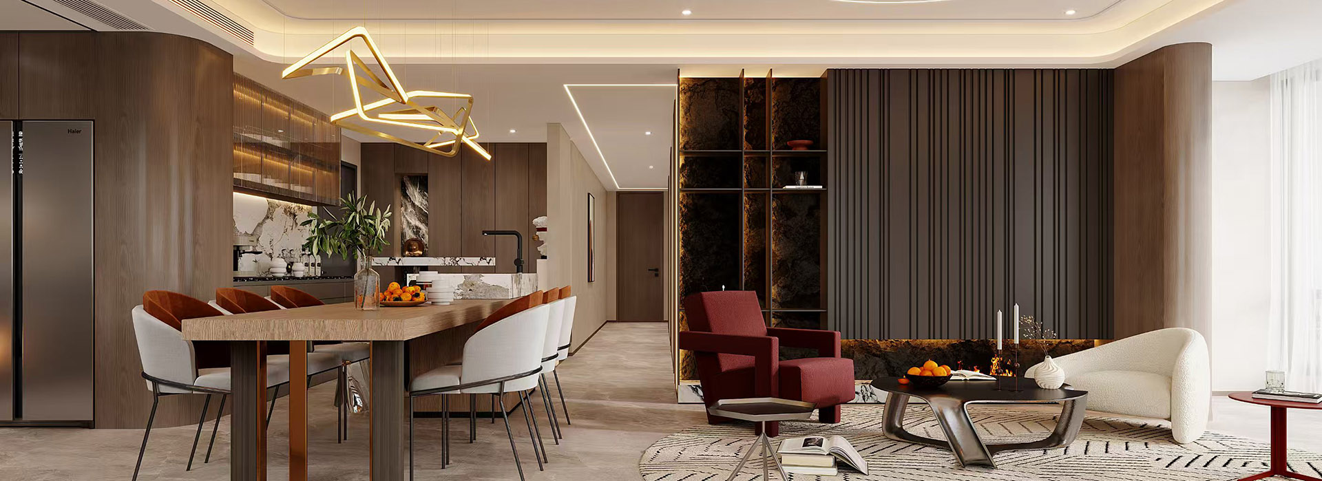 城投联投誉江南装修,意式轻奢风格