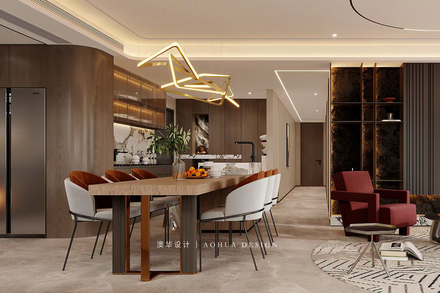 城投联投誉江南装修,意式轻奢风格