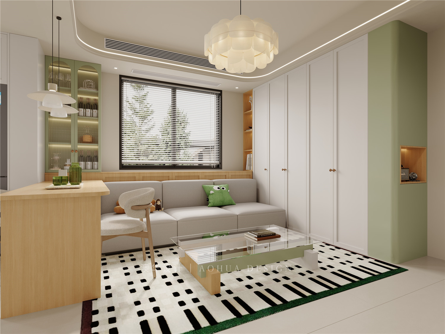 富豪花园装修,旧房全改