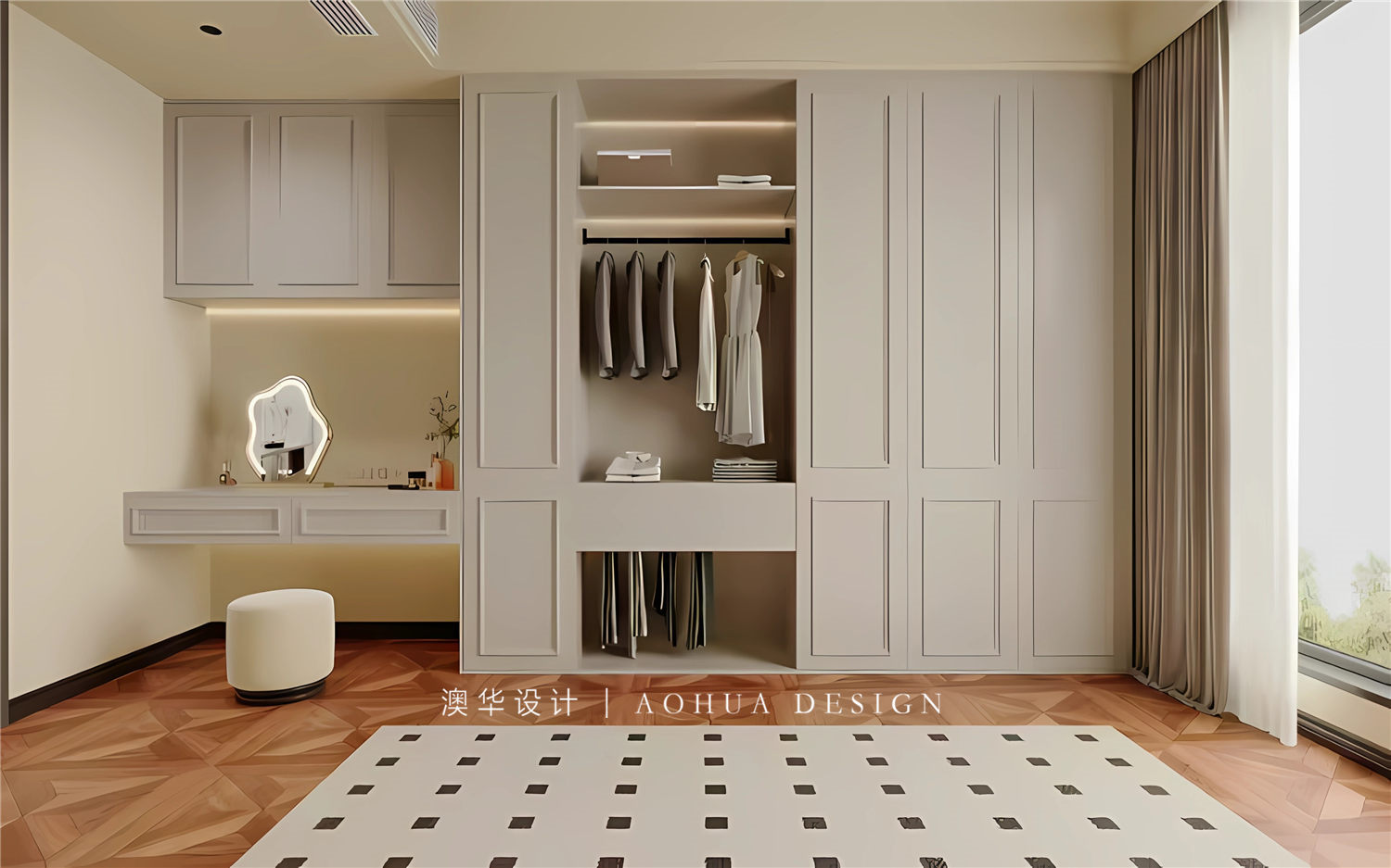 旧房改造,轻法式风格