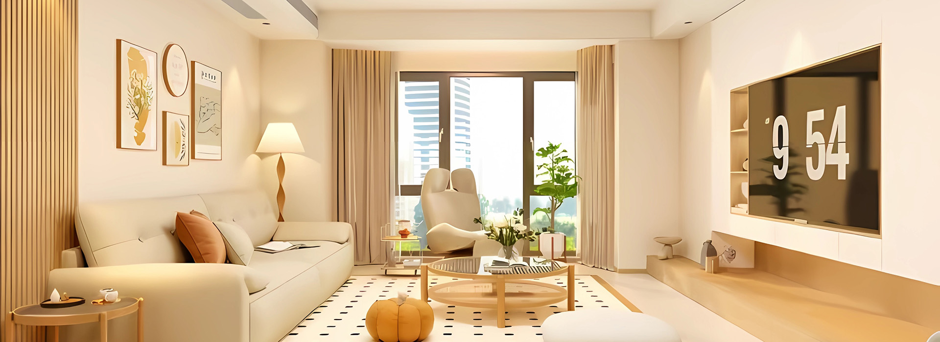 田园小区装修,奶油田园风