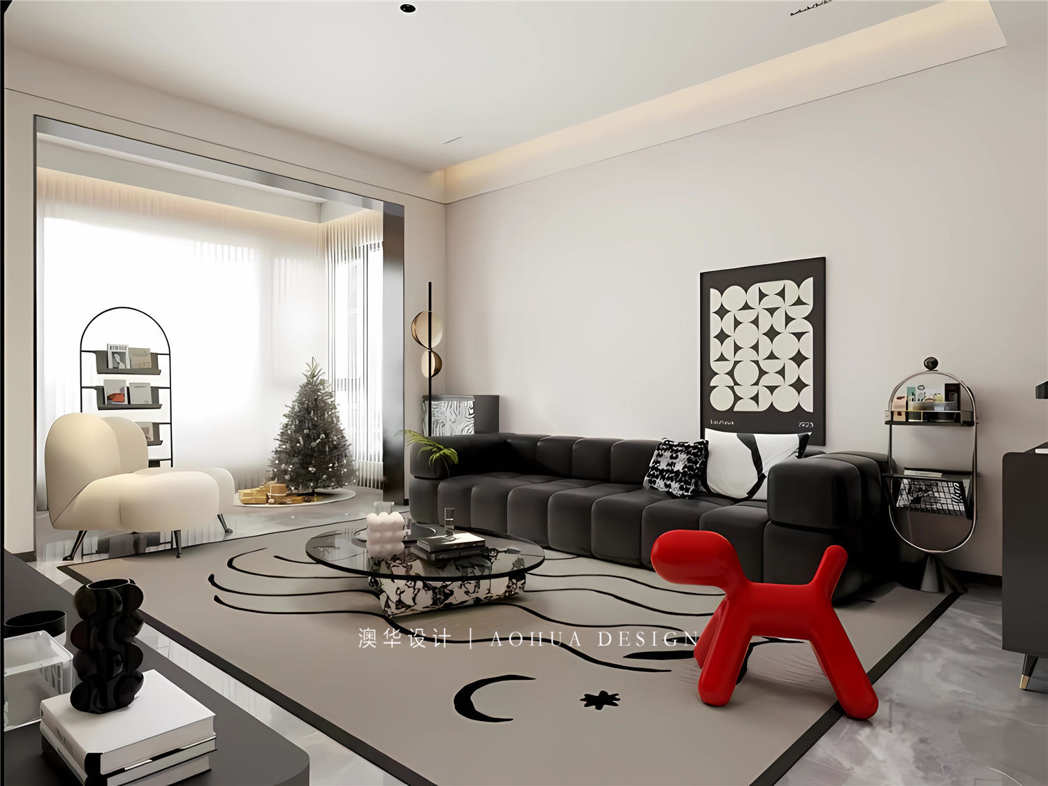 现代轻奢风格,武汉室内设计