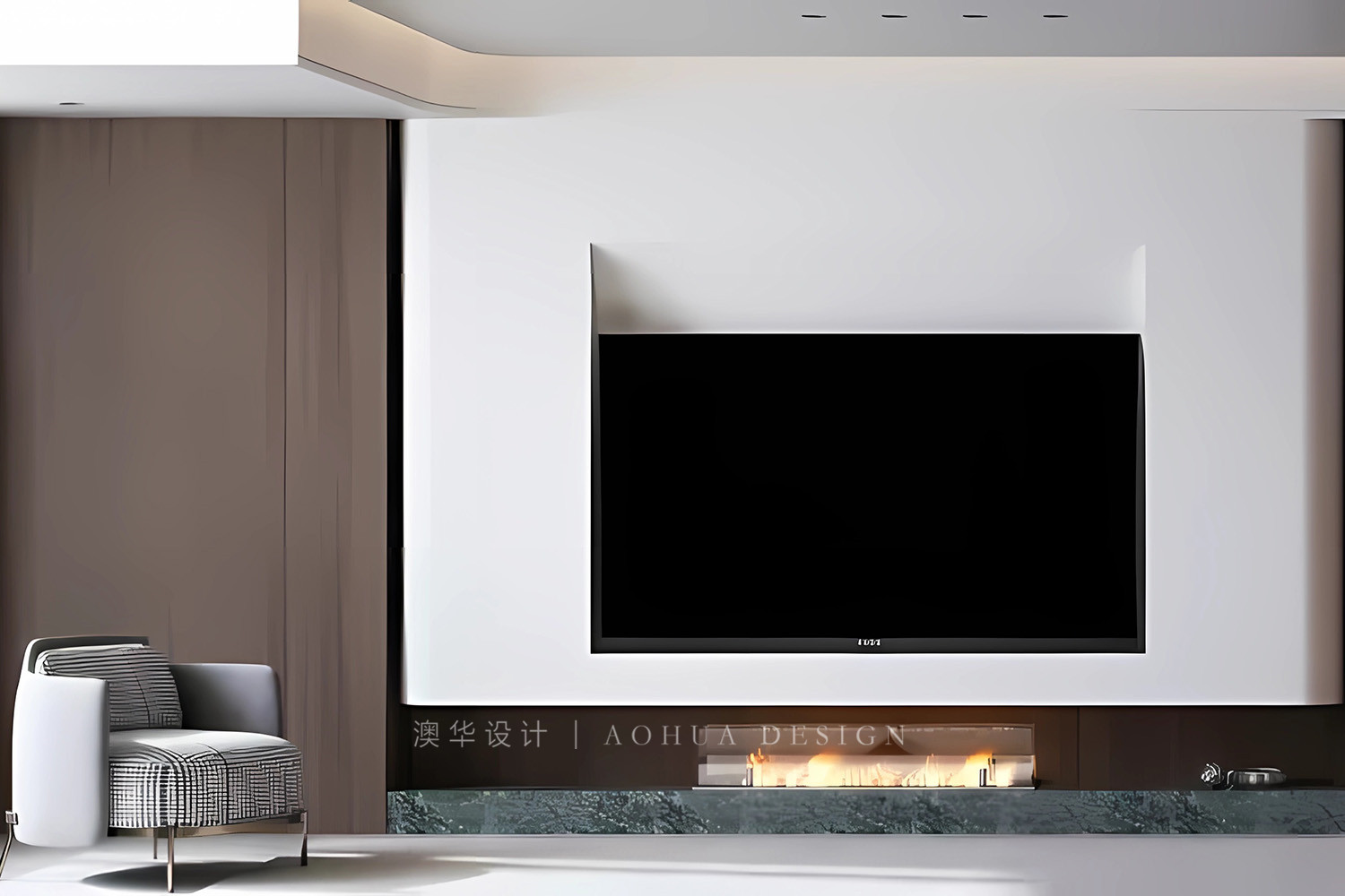 武汉润府装修,意式轻奢风格