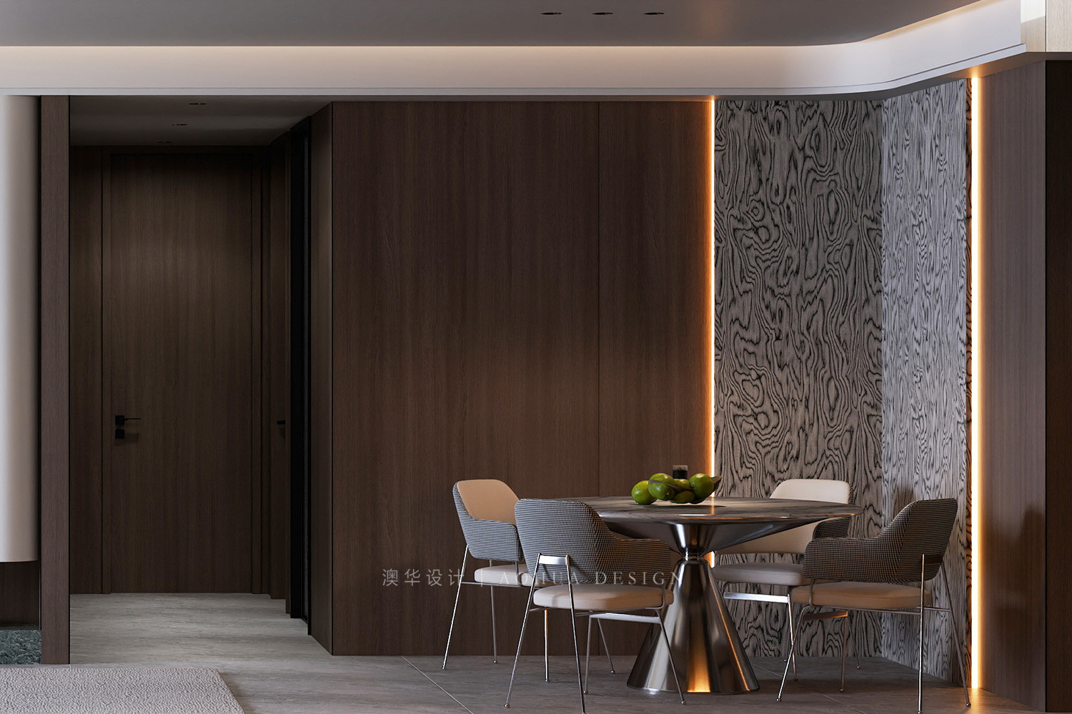 武汉润府装修,意式轻奢风格