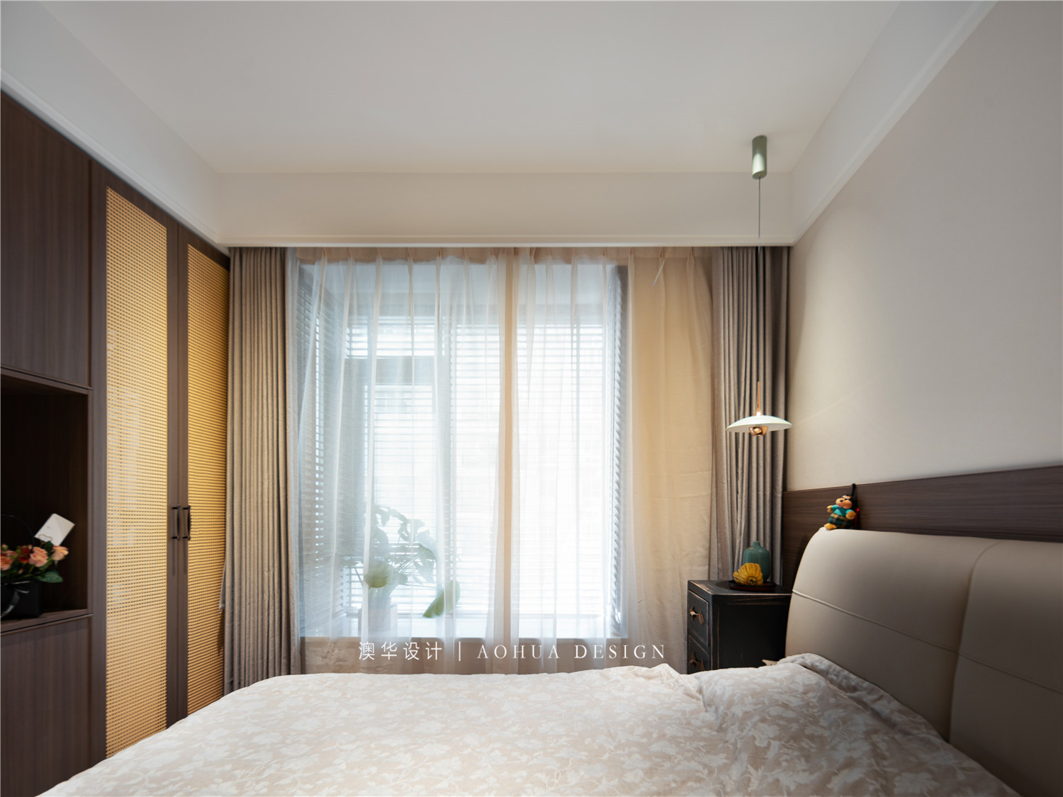 同馨花园二期装修,现代中古风格