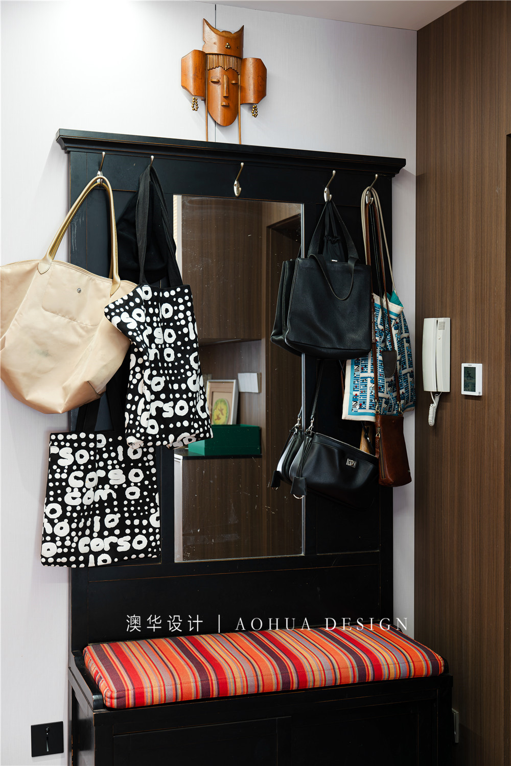 同馨花园二期装修,现代中古风格