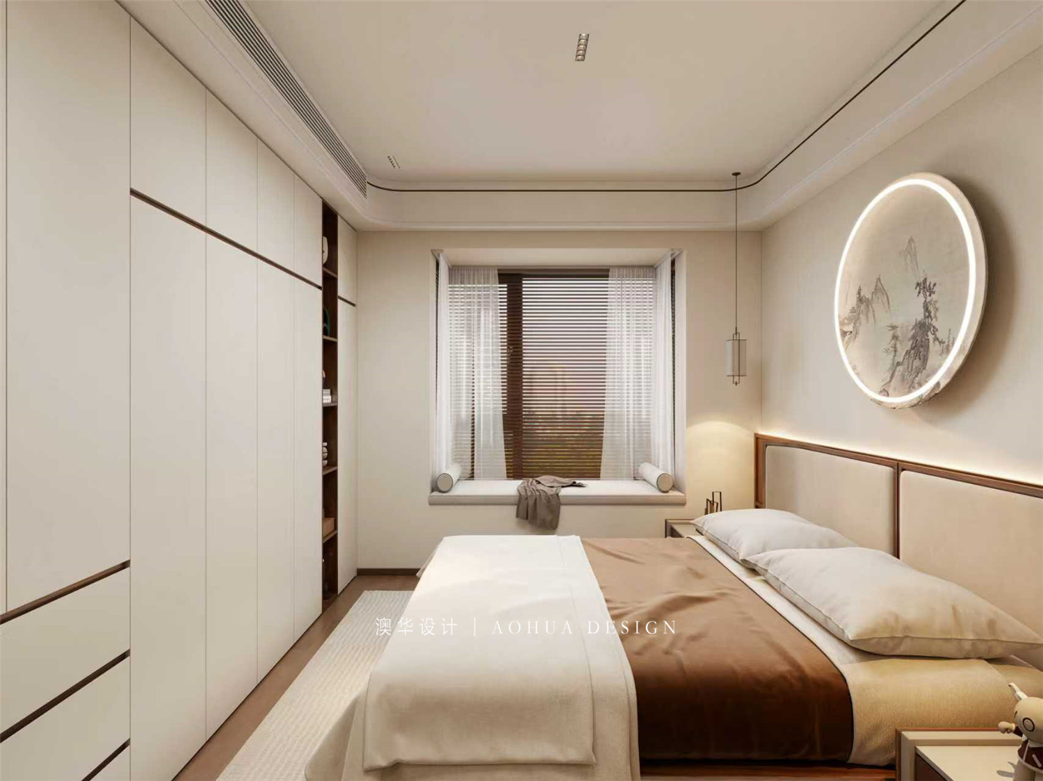 同馨花园装修,现代中古风格