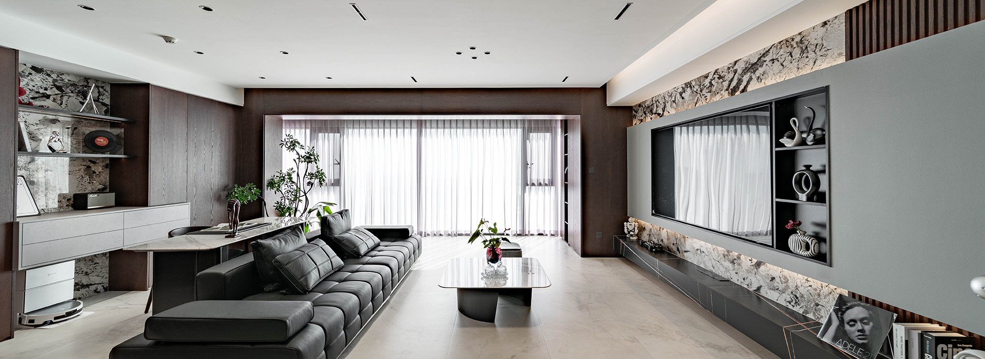 华侨城欢乐天际装修,意式轻奢风格