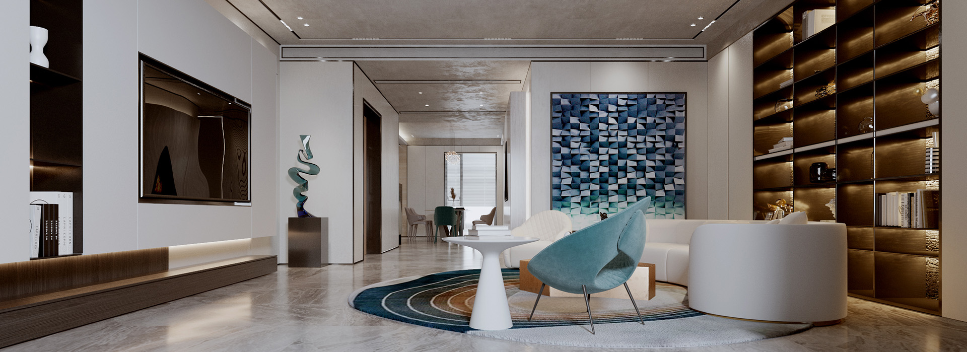 融创壹号院装修,大平层装修