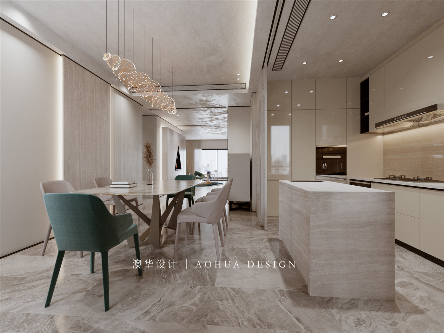 大户型装修,意式轻奢风格