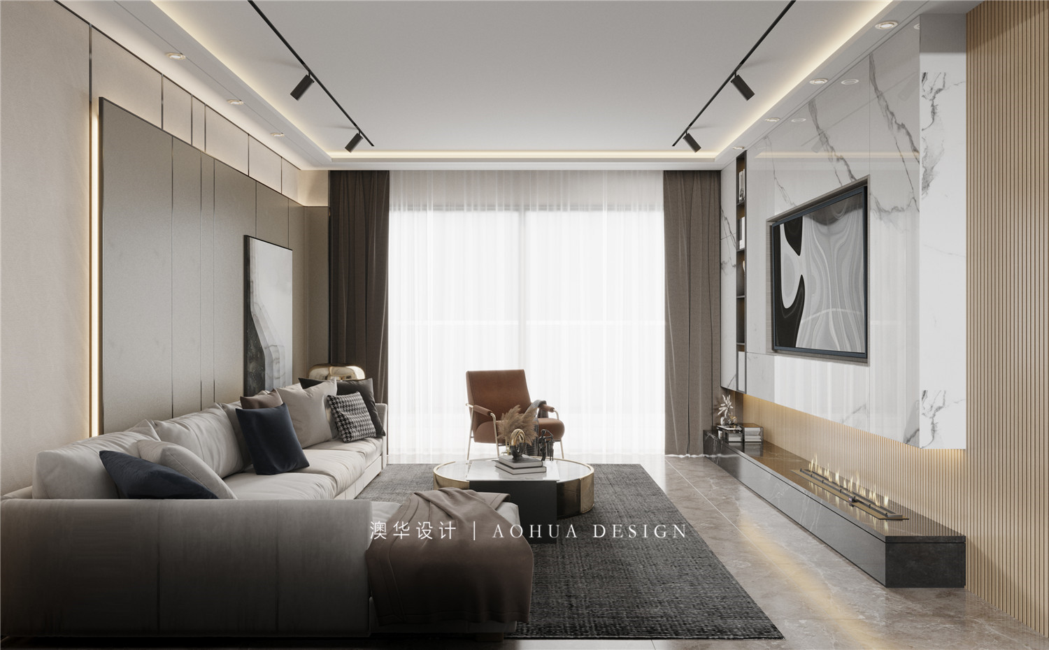 现代简约风格,武汉室内设计