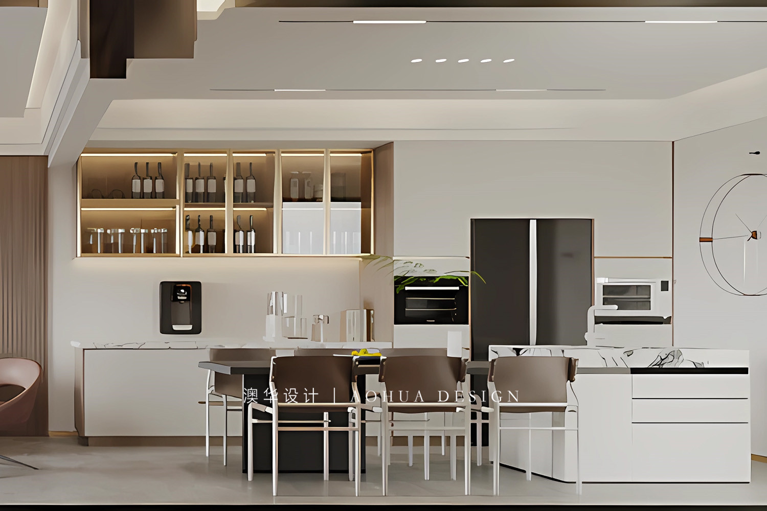 华发都荟天地装修,现代简约风格