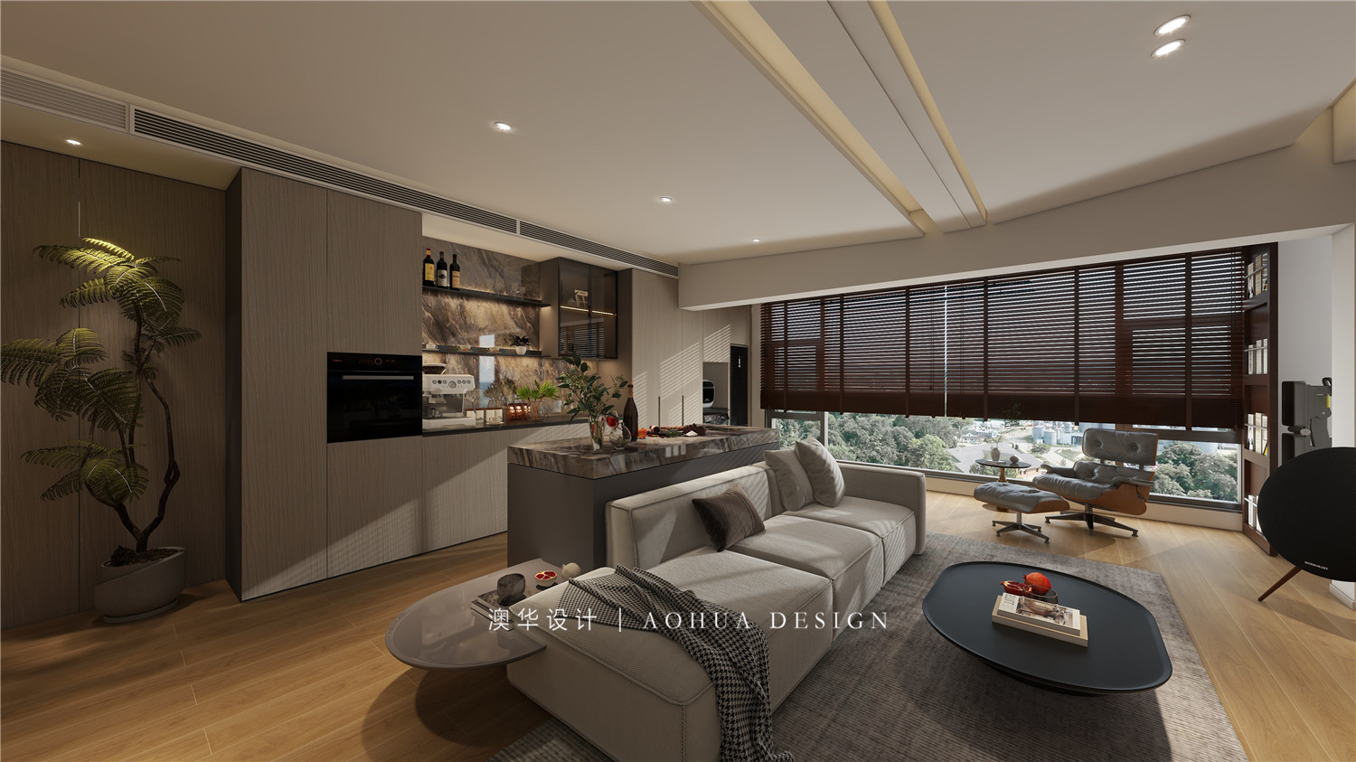 汉口道6号装修,现代轻奢风格