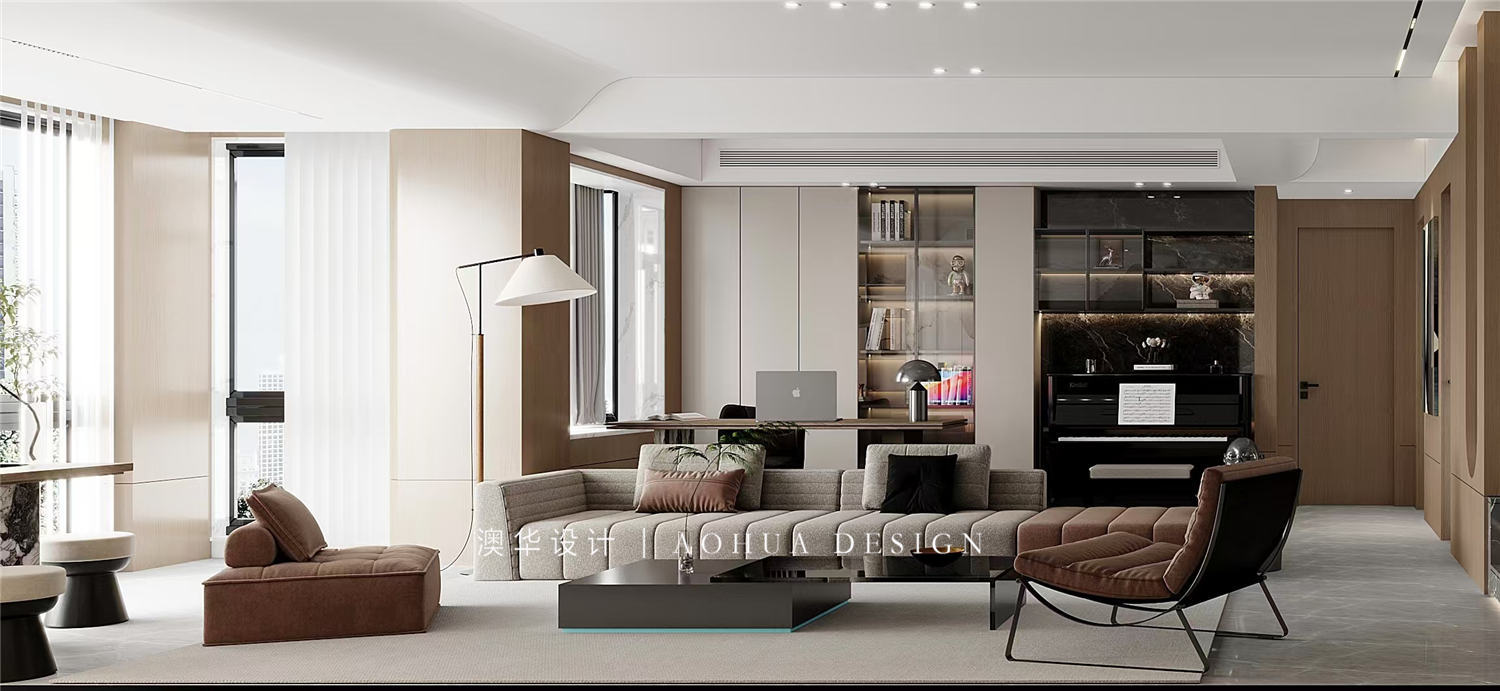 滨江苑装修,意式极简风格