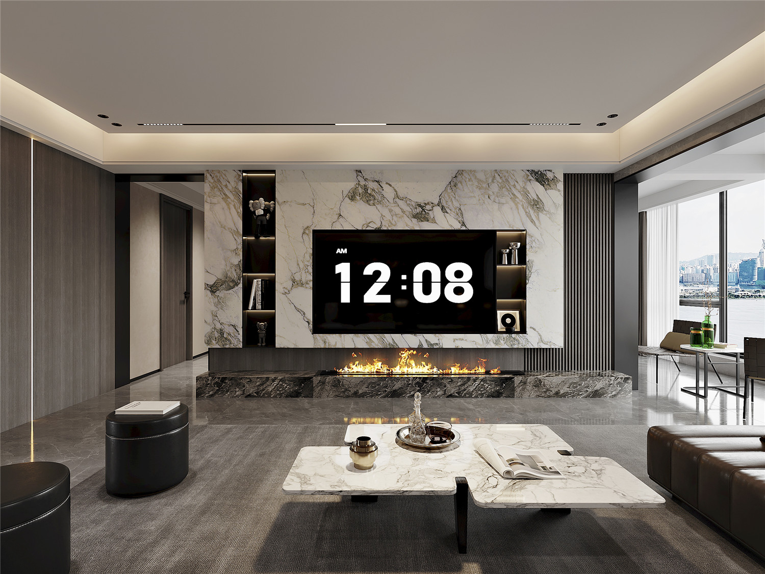 世茂锦绣长江装修,大平层装修设计