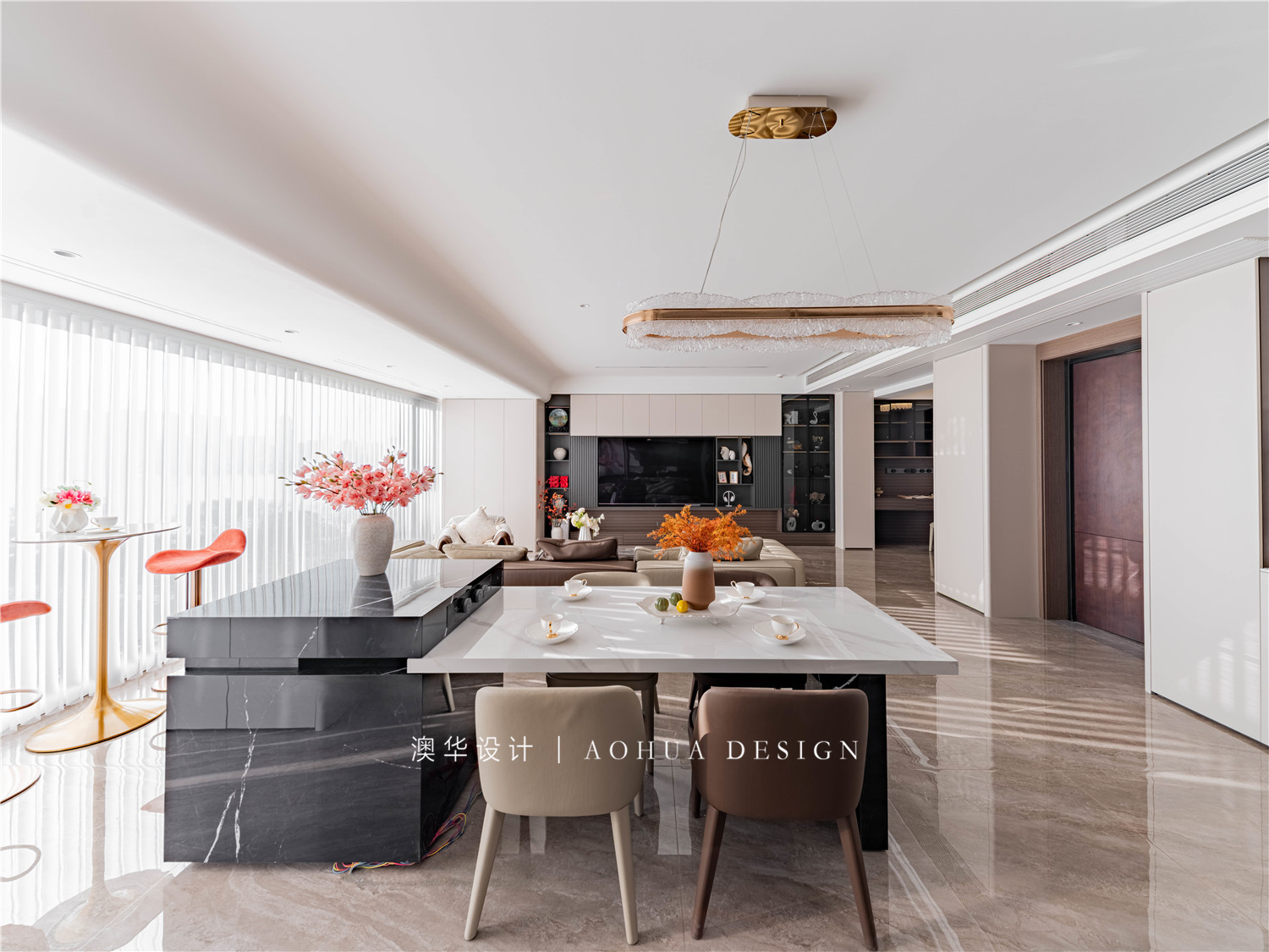 大平层设计,意式轻奢风格