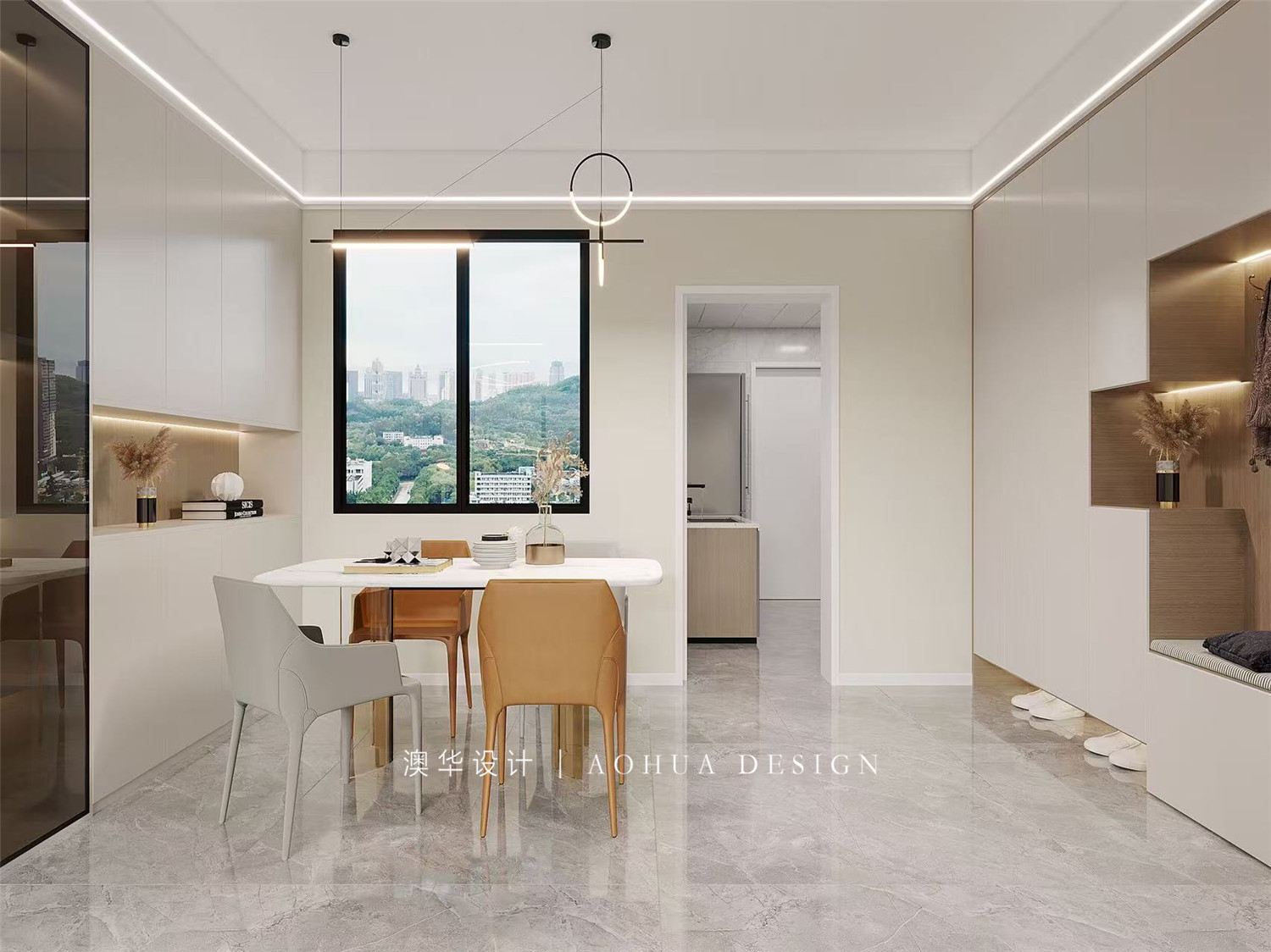 御江苑装修,奶油风格装修