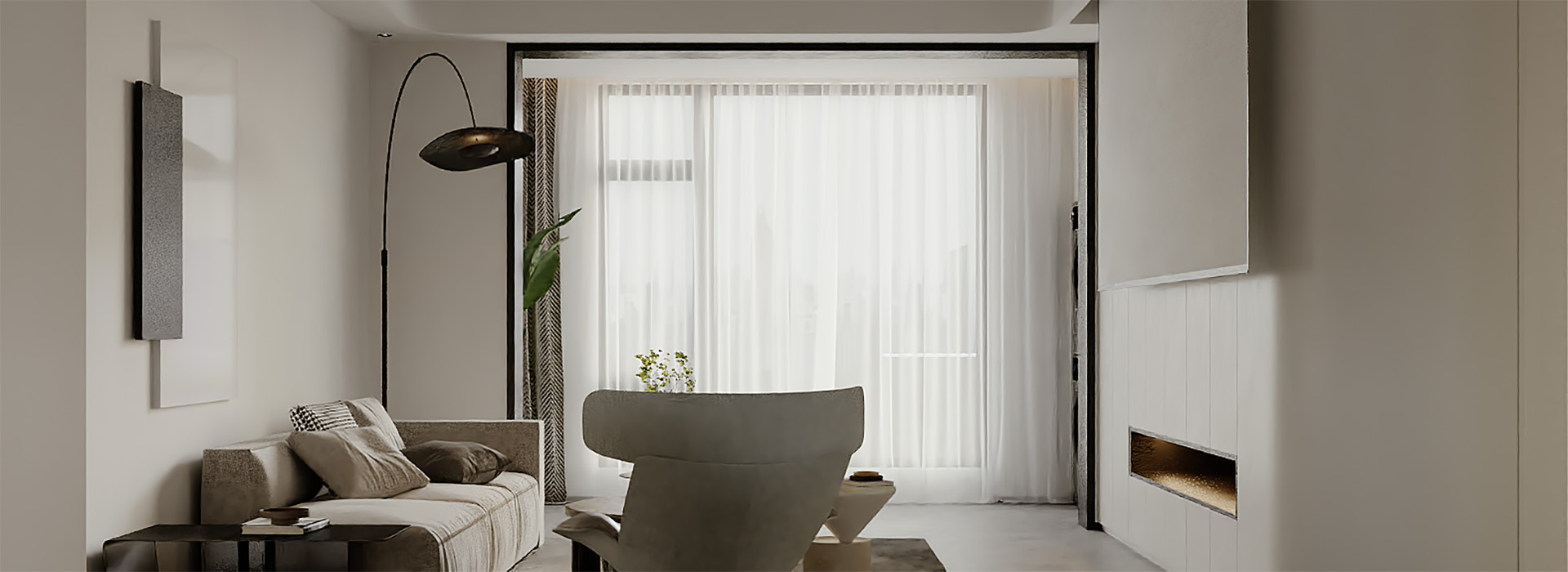 滨江壹号装修,现代风格设计