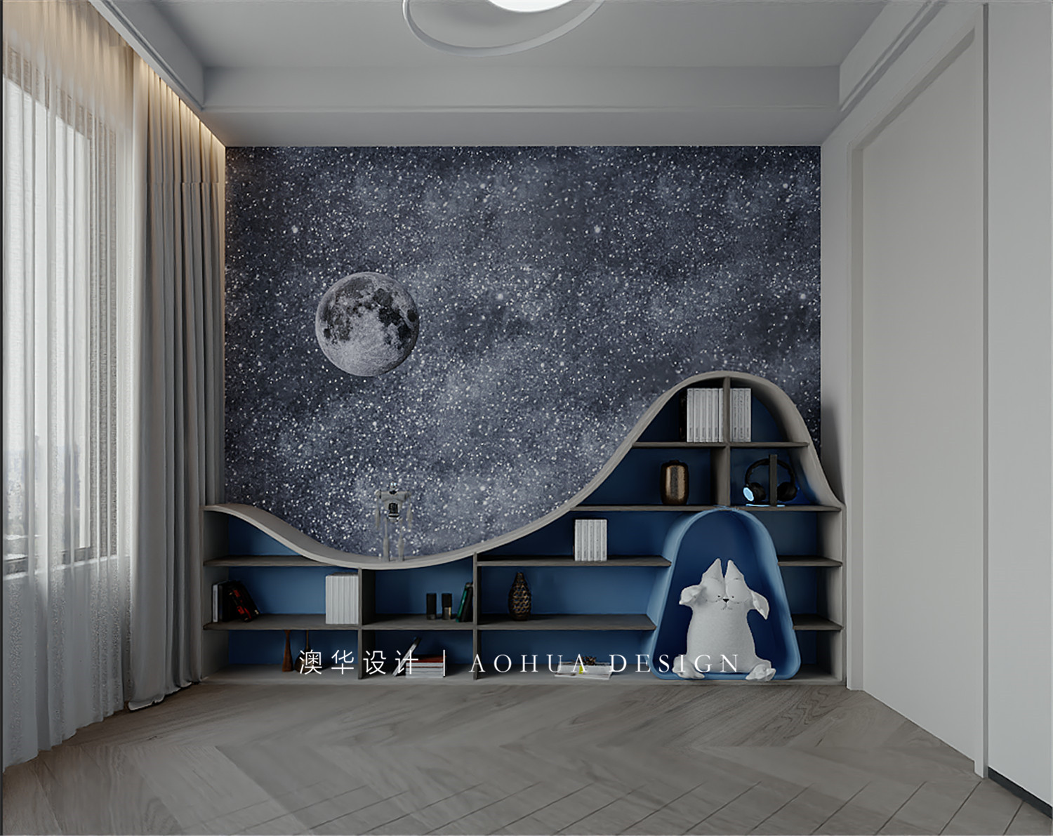 滨江壹号装修,现代风格设计