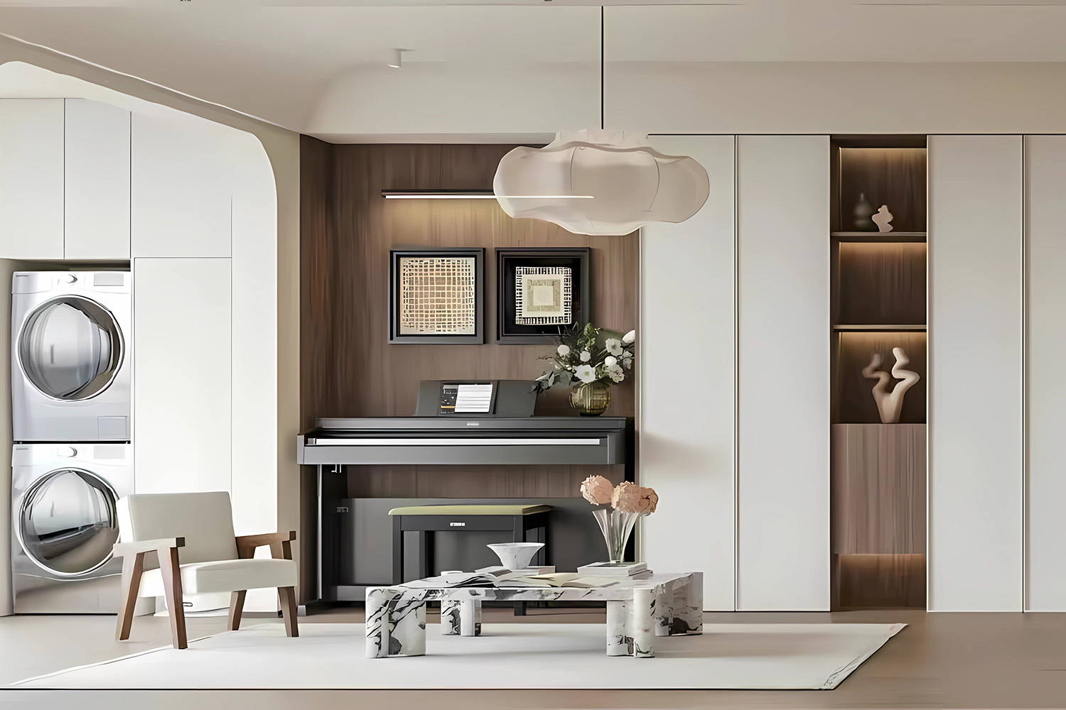 中建大公馆装修,中古风设计