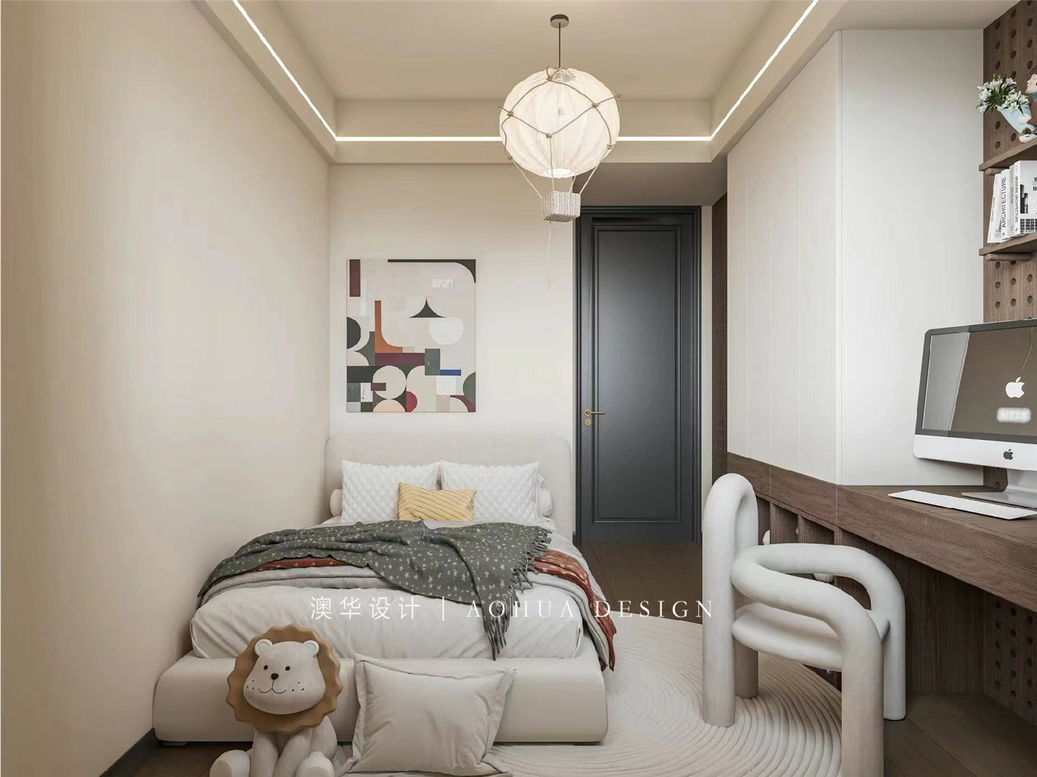 中古风装修设计,三居室装修