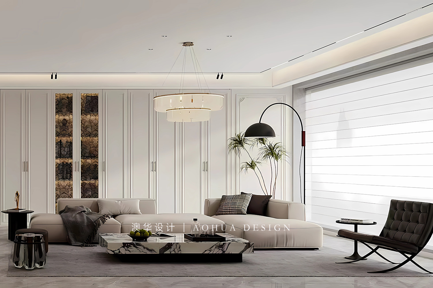 法式风格装修,两孩家庭装修