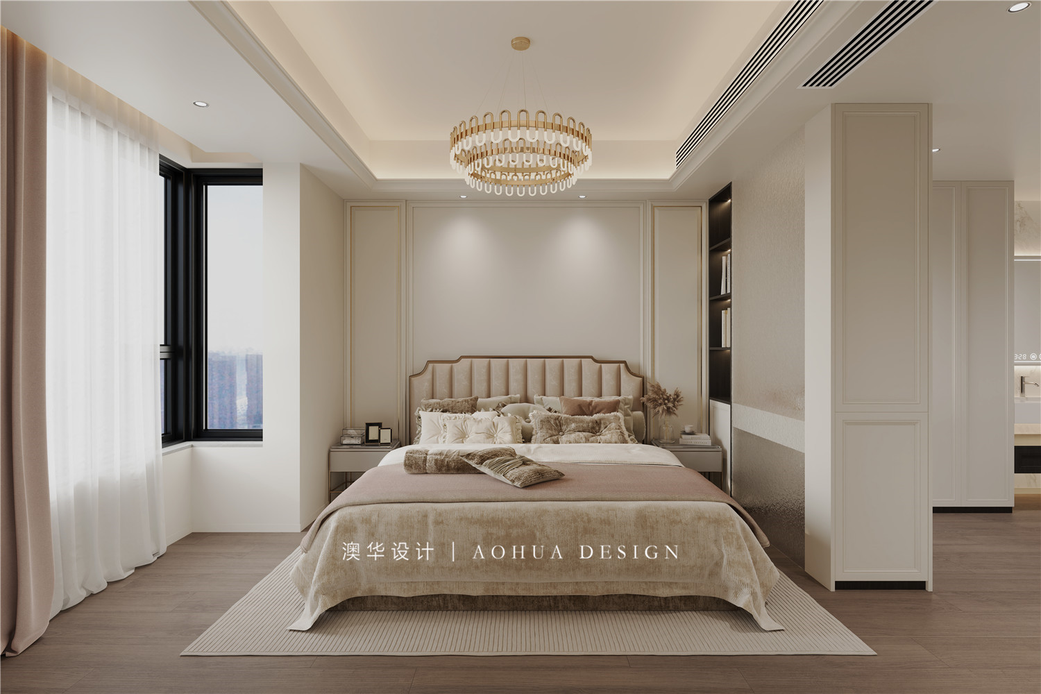 华侨城红坊装修,美式风格设计