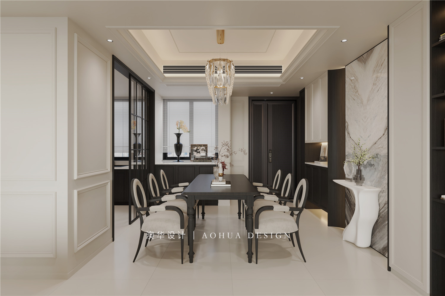 华侨城红坊装修,美式风格设计