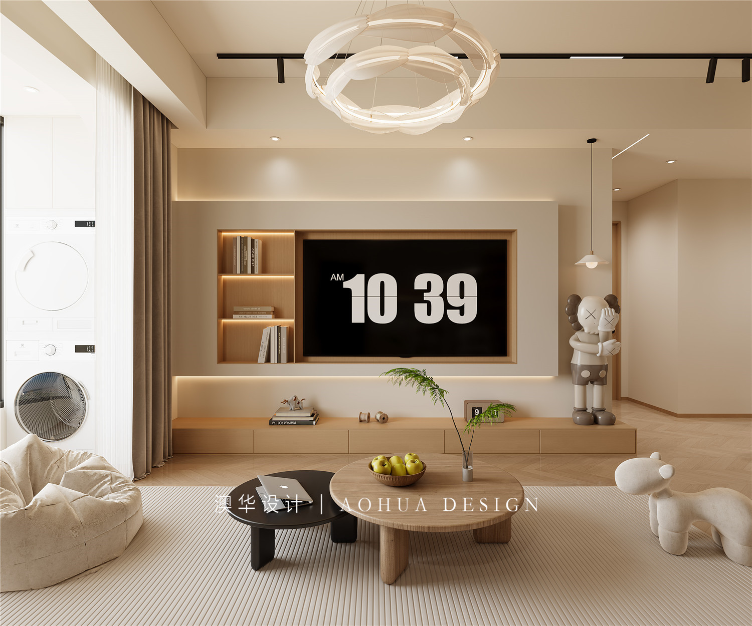 原木奶油风装修设计,奶油风装修